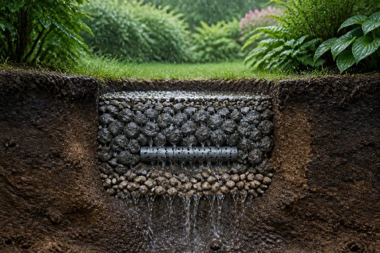 Puisard eaux pluviales : gérer l’excès d’eau naturellement