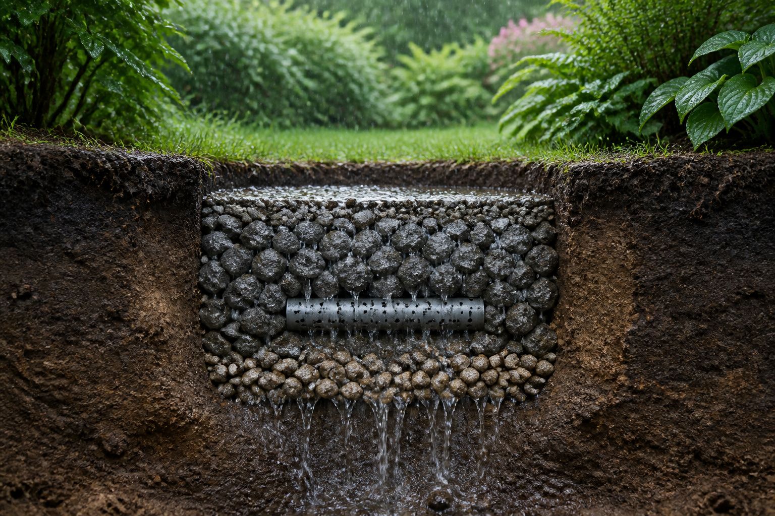 Puisard eaux pluviales : gérer l&rsquo;excès d&rsquo;eau naturellement