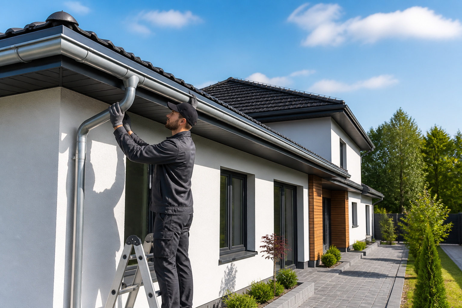 Pose gouttière aluminium : étapes clés pour un système pérenne