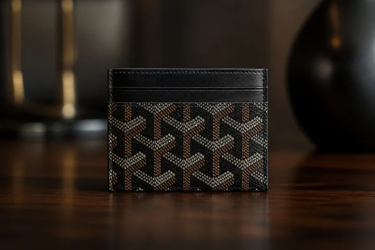 Goyard : l&rsquo;art du porte-cartes essentiel