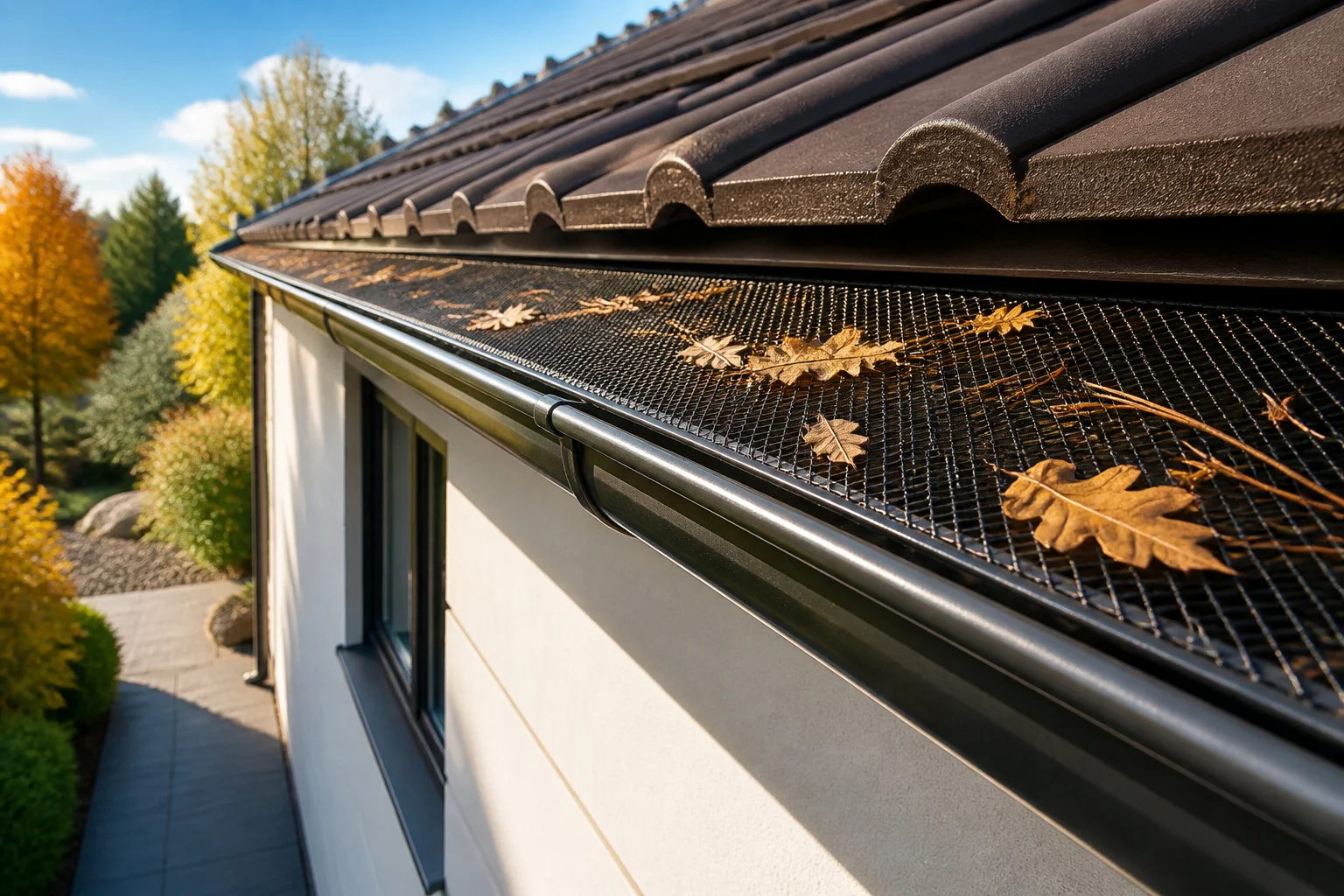 Grillage gouttière : protégez votre maison efficacement