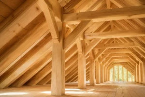 Charpente en bois details architecturaux