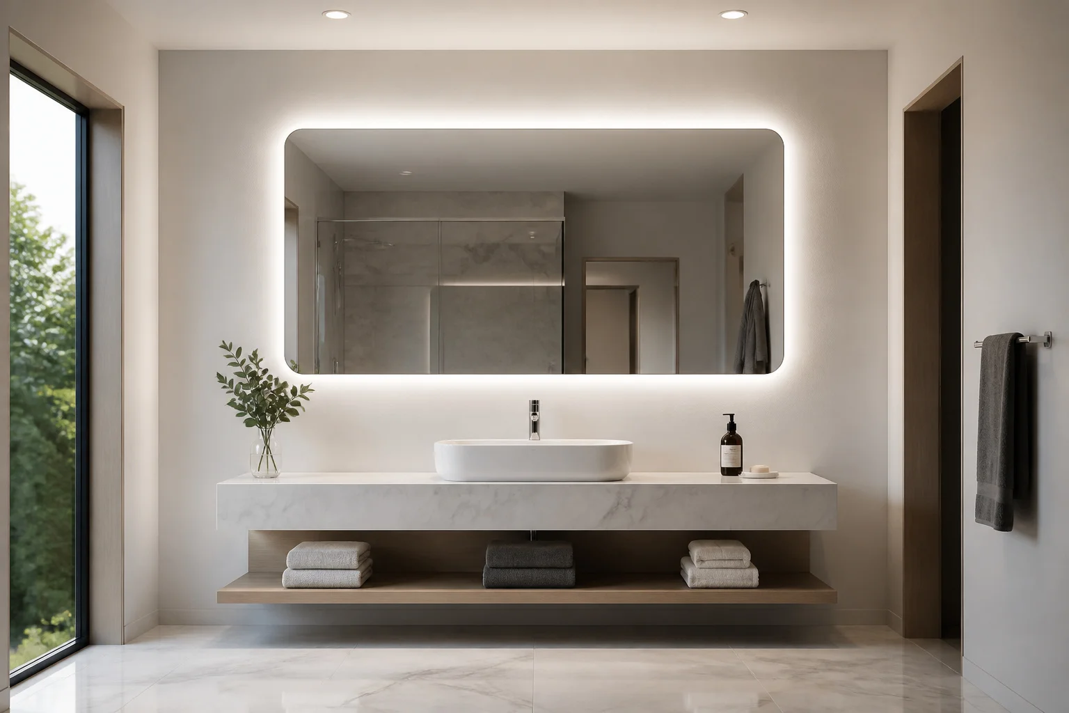 Miroir lumineux salle de bain : l&rsquo;essentiel pour votre pièce