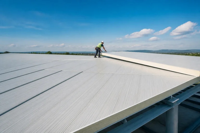 Panneaux toiture isolants autoportants : la solution