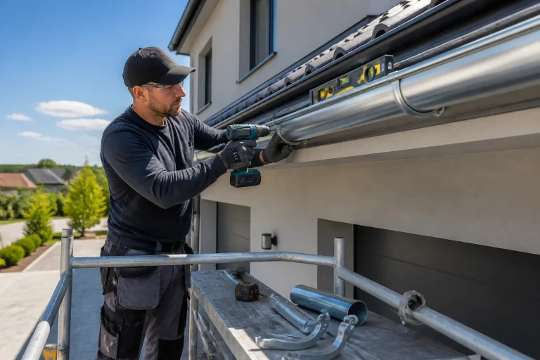 Pose gouttière aluminium : étapes et conseils