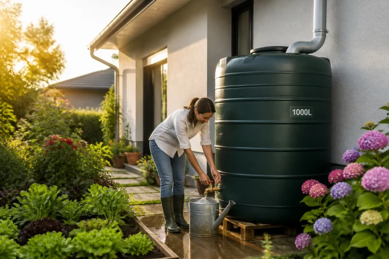Récupérateur eau pluie 1000L : préservez vos ressources