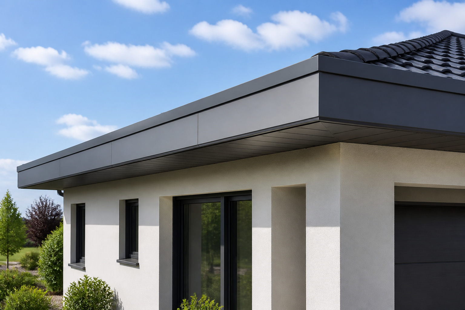 Habillage planche de rive alu : protection durable