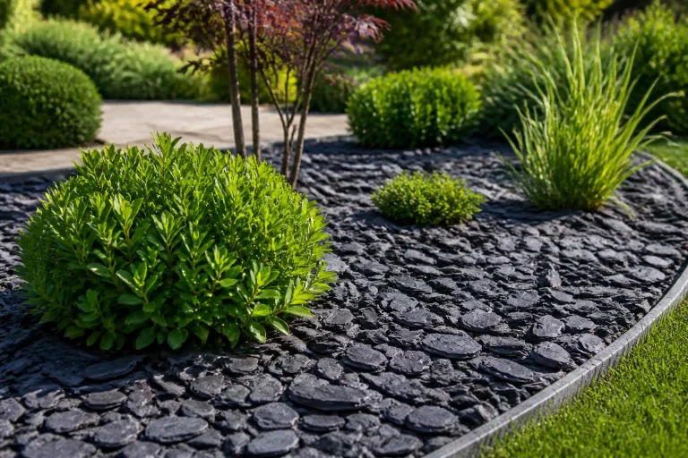 Paillage d’ardoise pour votre jardin : avantages et pose