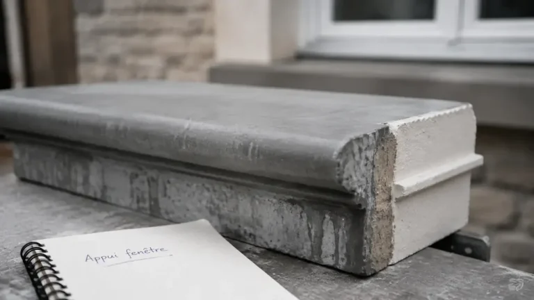 Quel appui de fenêtre choisir ? Béton, aluminium, PVC ou bois selon l’usage