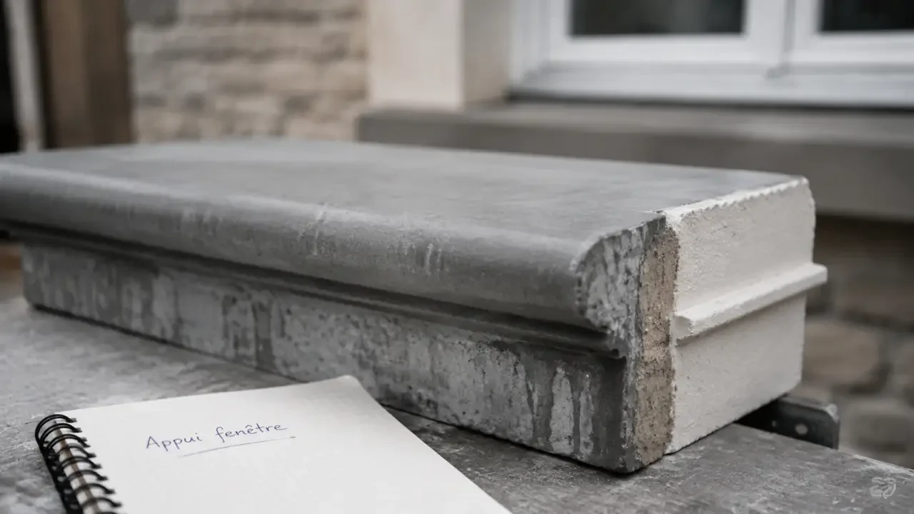 Quel appui de fenêtre choisir ? Béton, aluminium, PVC ou bois selon l’usage