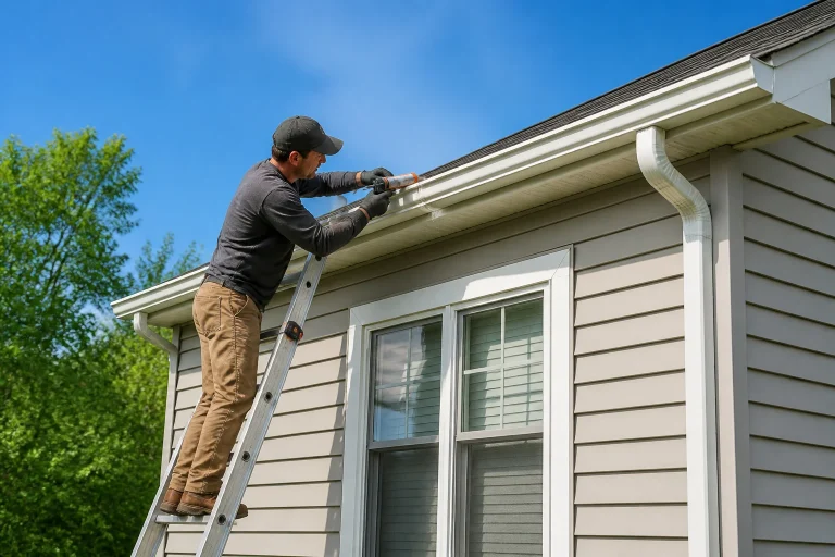 Réparer une gouttière qui fuit : les solutions efficaces
